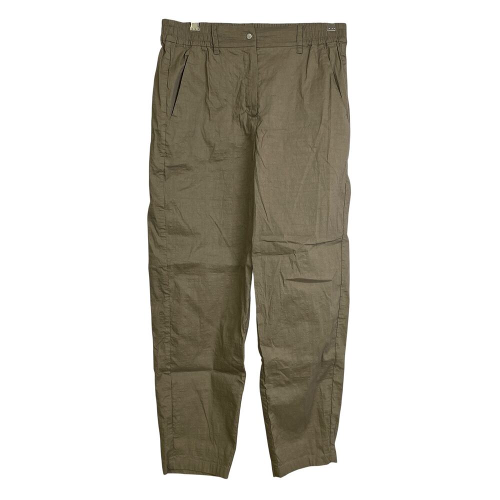 Annette Gortz Pants Womens Size 40 Tan Alexa Loose Fit Elastic German NWOT